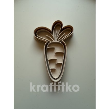 Mrkev č.2 vykrajovátko (Velikost 10 cm)