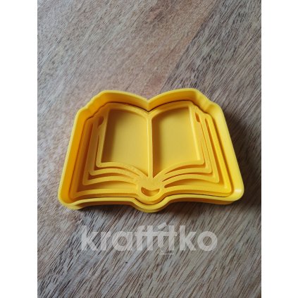 Kniha - vykrajovátko 2v1 (Velikost 7 cm)
