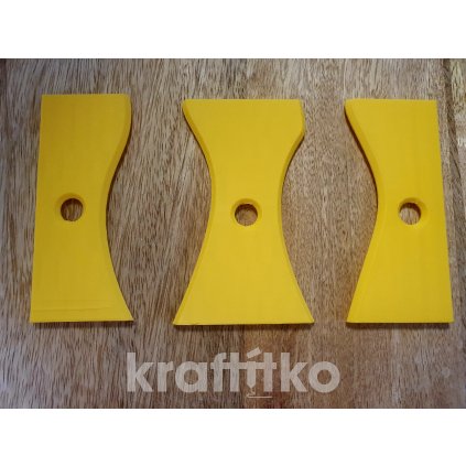 Kraftítka pro točení na hrnčířském kruhu 3ks (Velikost 10 cm)