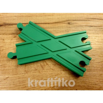 Křižovatka X - pro dřevěné vláčkodráhy