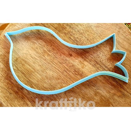 Obrysový ptáček - na cedulku (Velikost 10)