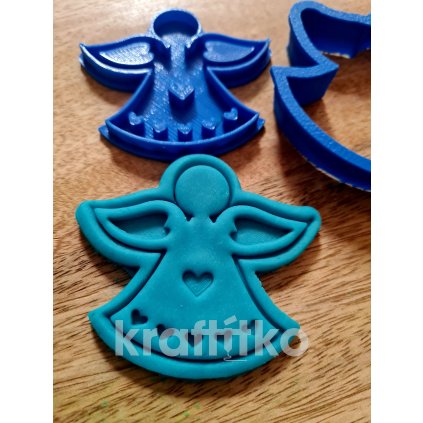 Anděl - č.3 - vykrajovátko (Velikost 10 cm)
