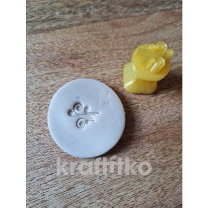 Vítr razítko (Velikost 2 cm)