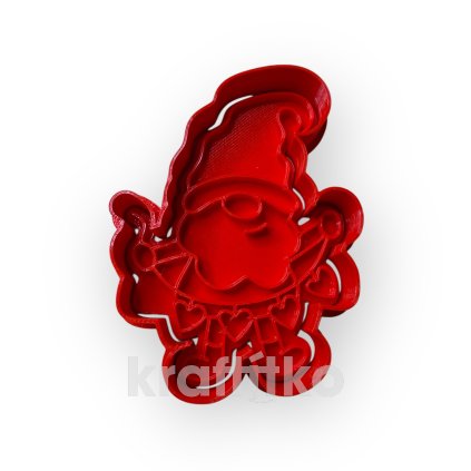 Skřítek se srdíčky č.2 (Velikost 10 cm)