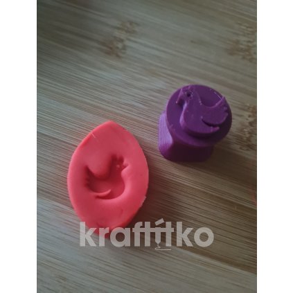 Slepička - razítko (Velikost 2 cm)
