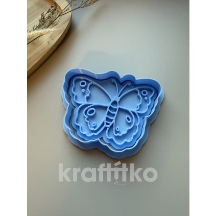 Motýl - vykrajovátko 2v1 (Velikost 10 cm)