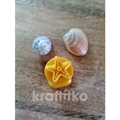 Mořský hvězdice razítko (Velikost 2 cm)