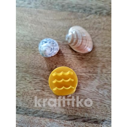 Vlny razítko (Velikost 2 cm)
