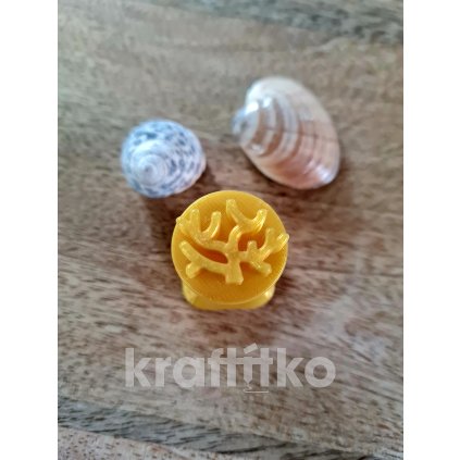 Korál - razítko (Velikost 2 cm)