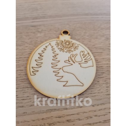 Baňka č. 7 - výřez z překližky