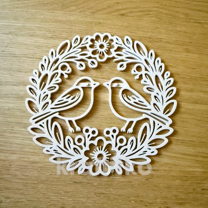 Veněček s ptáčky (Velikost 15cm)