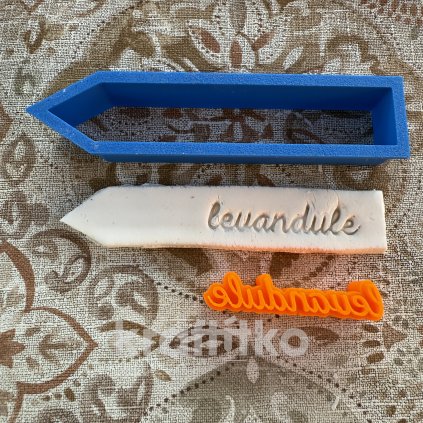 Razítko na bylinky - levandule (Velikost 1,5 cm)