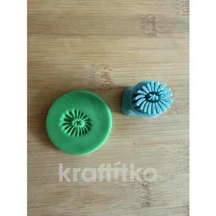 4611 modelaz na zakazku podpisove razitko mk s kvetinou 2cm