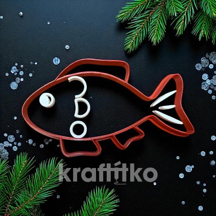 Kapr kreativní sada - 8 ks (Velikost 20 cm)