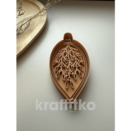 Baňka s jmelím (Velikost 10 cm)