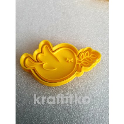 Ptáček s větvičkou (Velikost 11 cm)