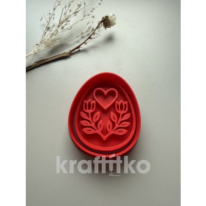 Kraslice s květinami č.1