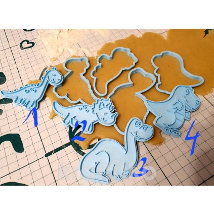 Dinosauři - malá sada (Velikost 10 cm, Varianta 2)