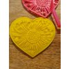 Srdíčko s velkou květinou (Velikost 10 cm)
