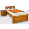 Jednolůžková postel z masivu Clare 100 x 200 cm