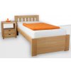 Jednolůžková postel z masivu Clare 120 x 200 cm