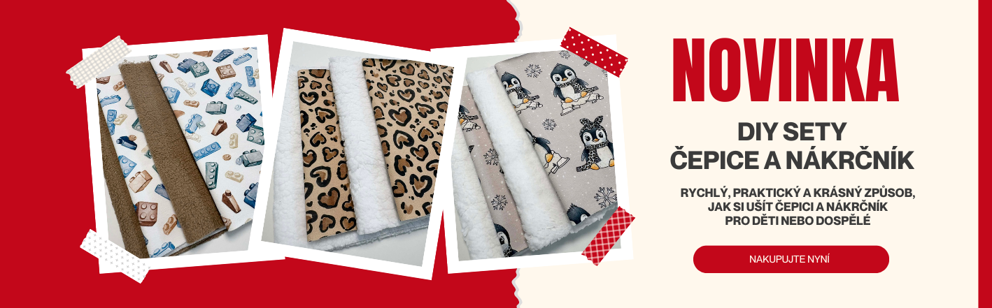 DIY sety - Čepice a Nákrčník