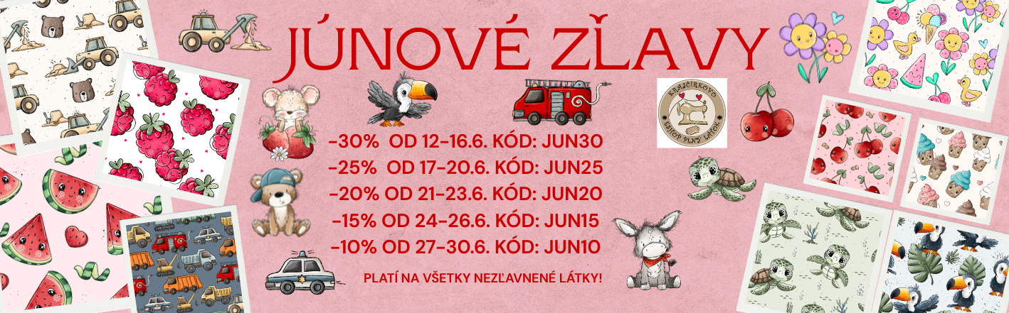 Júnové zľavy v Krajcirkovo.sk