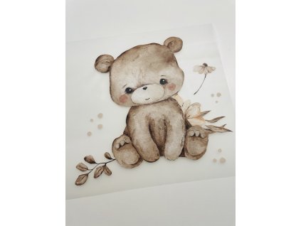 Nažehlovačka na oblečenie - Rozkošný medvedík Š19cm x D17cm