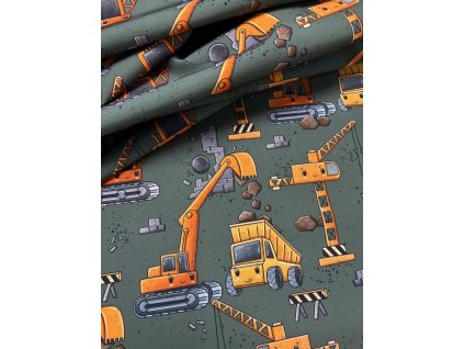 Zimní softshell - Bagr a náklaďák