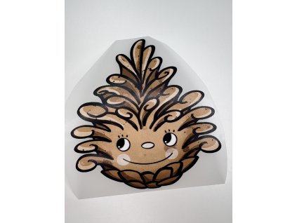 Nažehlovačka na oblečenie - Šiška menšia Š10cm x D12cm