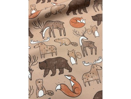 Rebrovaný úplet - Lesní priatelia