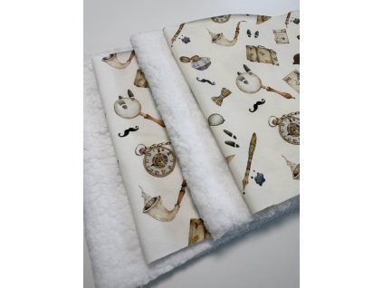 DIY set na čiapku a nákrčník - Sherlock