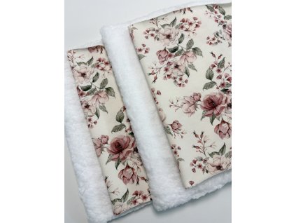 DIY set na čiapku a nákrčník - Newbie ruže