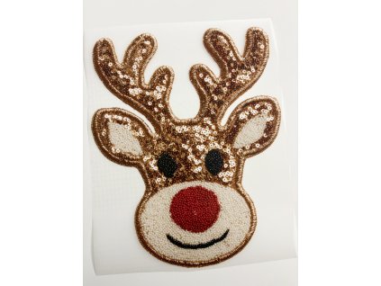 Nažehlovačka - Zlatý vianočný sob