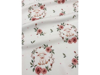 Rebrovaný úplet - Jarné jahniatko