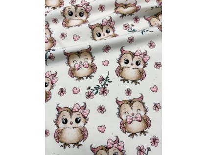 Hladký úplet - Sovičky
