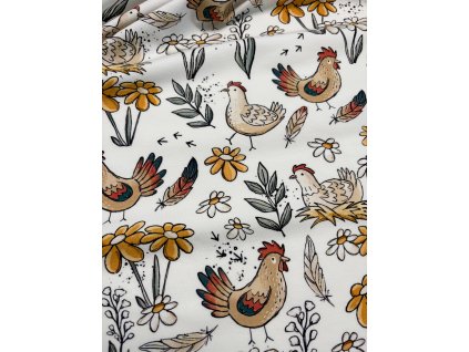 Hladký úplet - Veselý dvorek