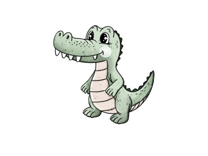 Nažehlovačka - Krokodíl