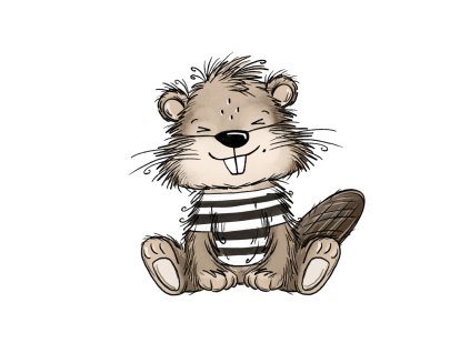 Nažehlovačka - Bobr v tričku