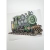 Nažehlovačka na oblečení - Lokomotiva Š17cm x D13cm