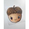 Nažehlovačka na oblečenie - Jesenný žaluď malý Š8cm x D9cm