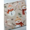 Dětský ručník 50×100 cm - Sněhuláci v zimě