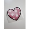 Nažehlovačka - Ružové srdce