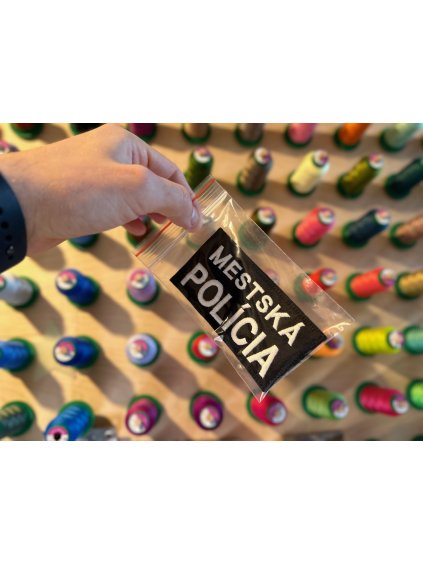 MESTSKÁ POLÍCIA - MALÁ - 10x5cm
