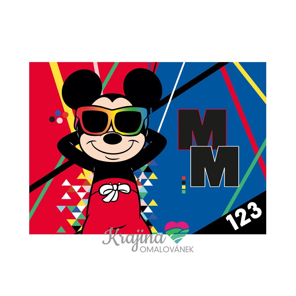 MFP, 8020959, desky na číslice, Disney Mickey, 1 ks
