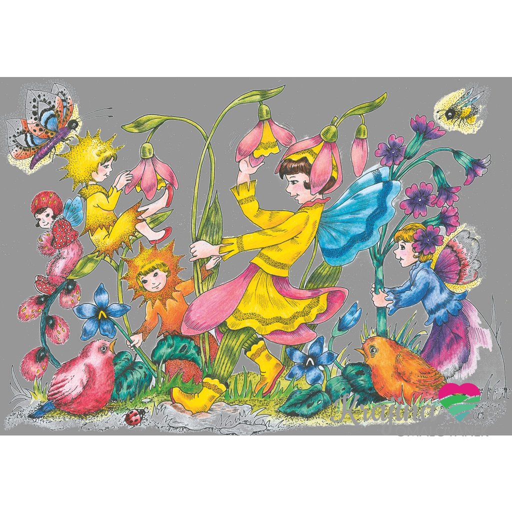 Christl Vogls Ausmalreise - Abenteuer der Blütenelfen, anti-stress ...