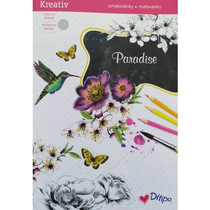 Ditipo, 7005009, Třpytivé malování, Paradise
