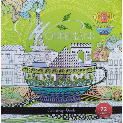 Ditipo, 7222001, antistresové omalovánky, Wonderland