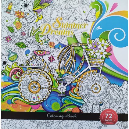 Ditipo, 7222002, antistresové omalovánky, Summer Dreams