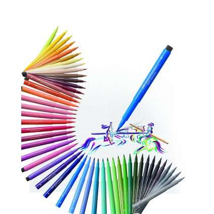Pitt Artist Pen brush colour rainbow Office 9460